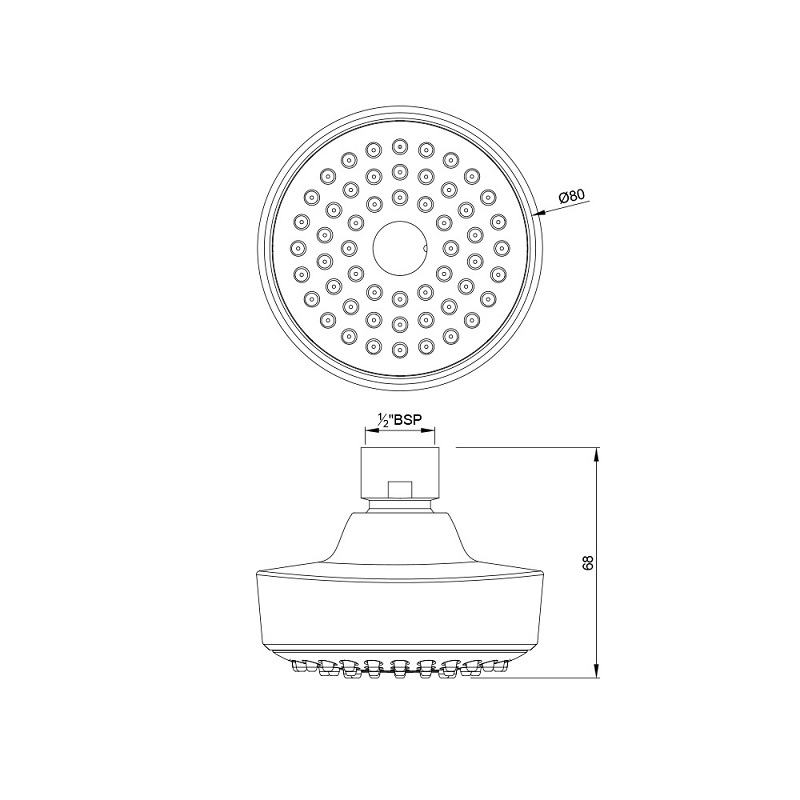 EOS-ESS-1985 Верхний душ Jaquar Rain Shower Santreyd  - Вид №1