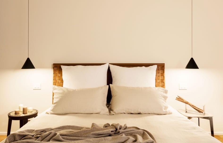 Кожаная двуспальная кровать для хранения Flexform корзина ARCH-00123054 - Вид №1