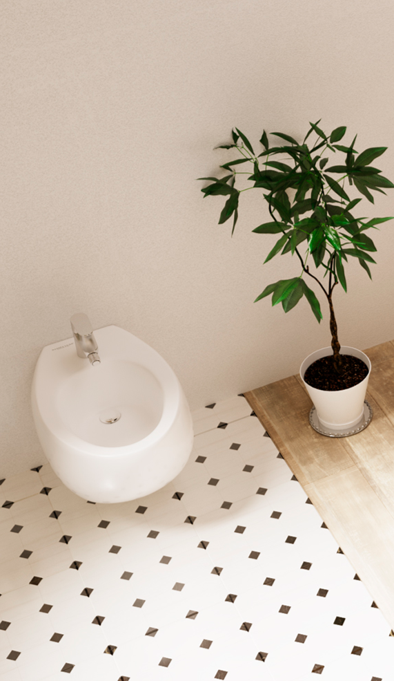 RNGSLBI01 Подвесное биде Ringo SANITA LUXE 