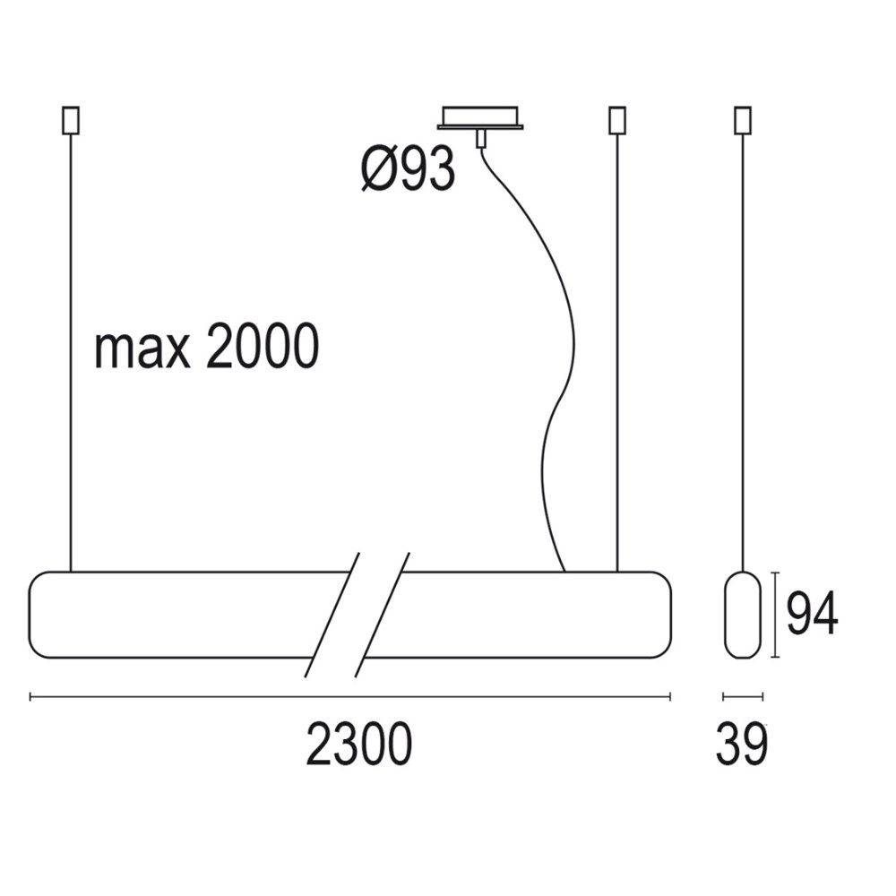 Narro 2300 2L Ghidini Narro .01 Белый (Матовый)  - Вид №1