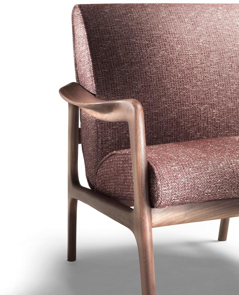 CTS SALOTTI Кресло из ткани с подлокотниками Jack sun-id-1386752 - Вид №1