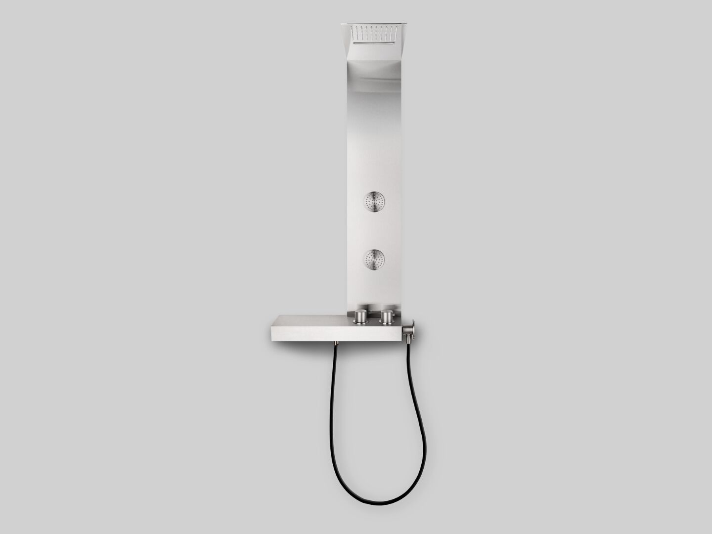 Настенная душевая панель из нержавеющей стали с ручным душем и душем Cropelli Alyssia ARCH-00105105 - Вид №18