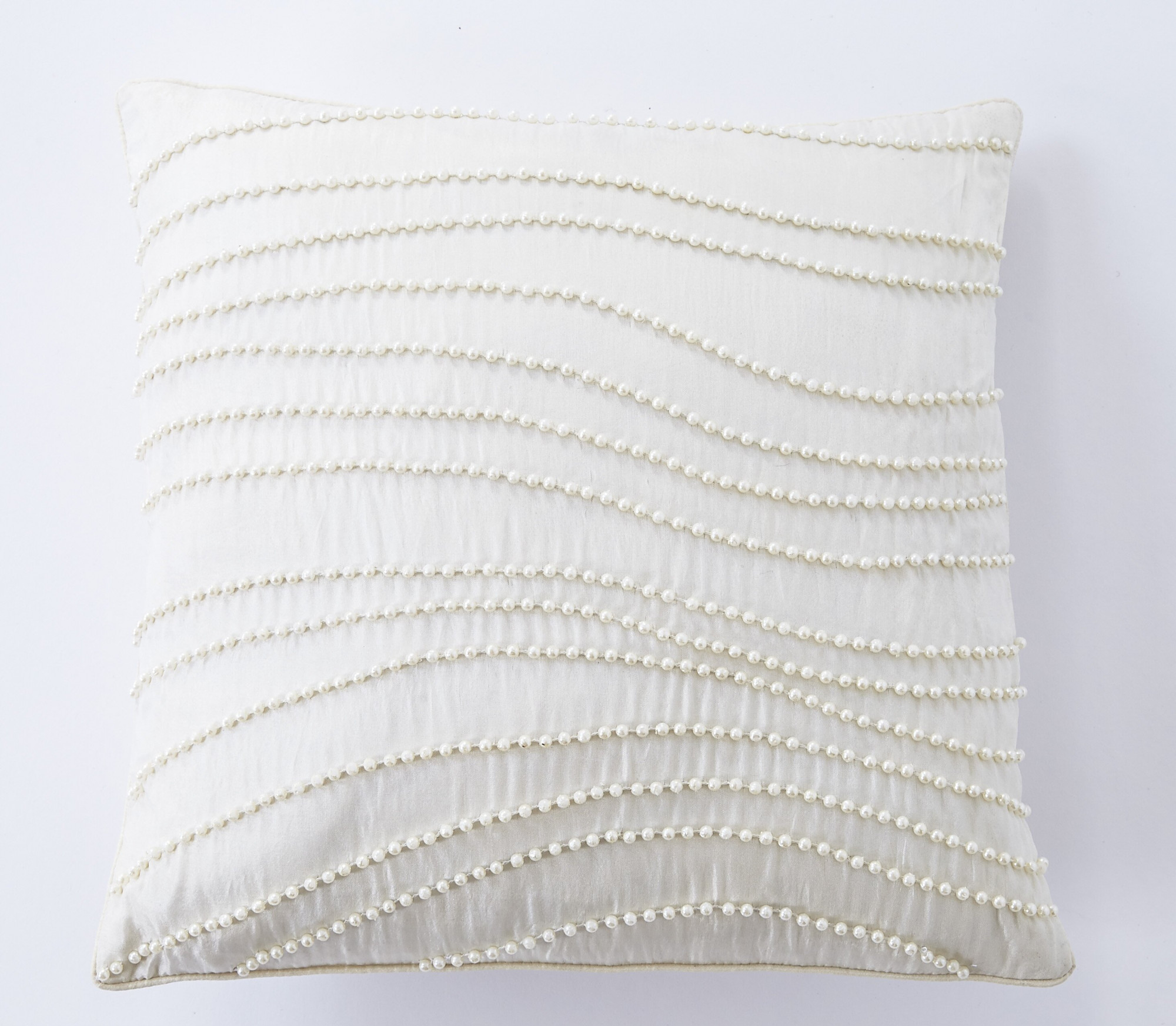 CU40_PEA подушка декоративная 30/30 шелк наполнитель перо GINGERLILY Santreyd 