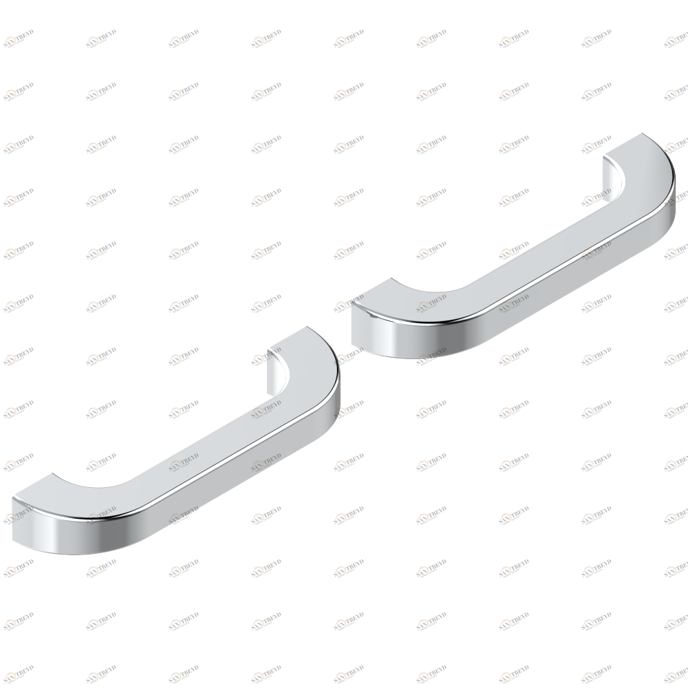 B16-BHGLMP Pair of Bath handle, Glasgow metal Thg-paris Аксессуары Хром B16-BHGLMP CAT.A