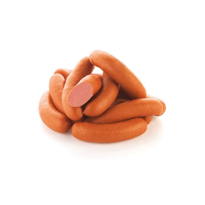 Сосиски телячьи подкопченные высший сорт Santreyd 20288