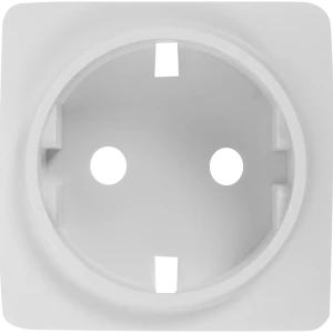 Накладка для розетки с заземлением Lexman Cosy, цвет белый