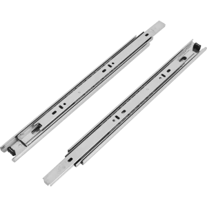 Комплект шариковых направляющих полного выдвижения EDS Chrome EDS-35 35/350 мм сталь, цвет серебро 85075490 STLM-2207262