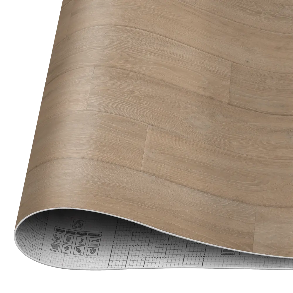 Линолеум полукоммерческий KREAFORTA «Иркут» 33 класс, 3 м, коричневый под дерево 89427445 STLM-1573139 - Вид №2