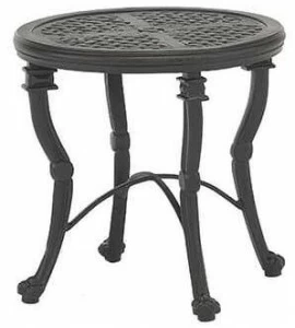 Oxley's Furniture Круглый алюминиевый садовый столик Luxor Lurct