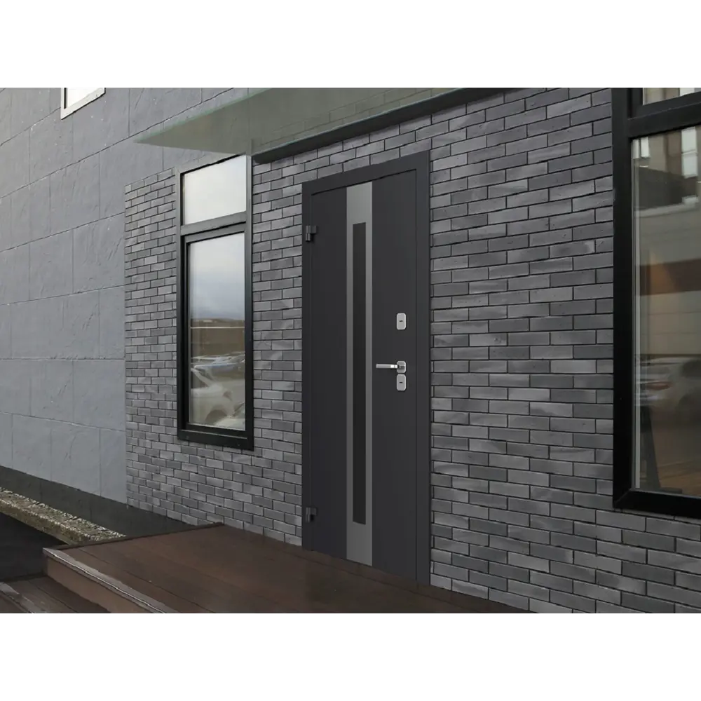 Дверь входная металлическая Термо 98x205 см левая вуд тангент белый DOORHAN STLM-2138397 - Вид №7