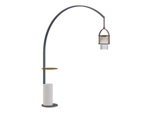 Светодиодный торшер из муранского стекла и металла