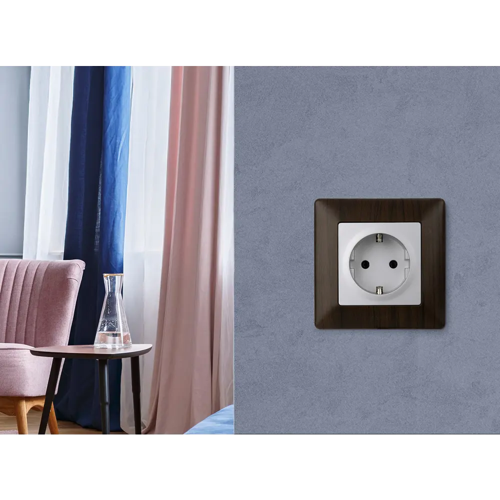 Розетка Legrand VLN-L 2 контакта с заземлением цвет алюминий Valena Life STLM-2183199 - Вид №14