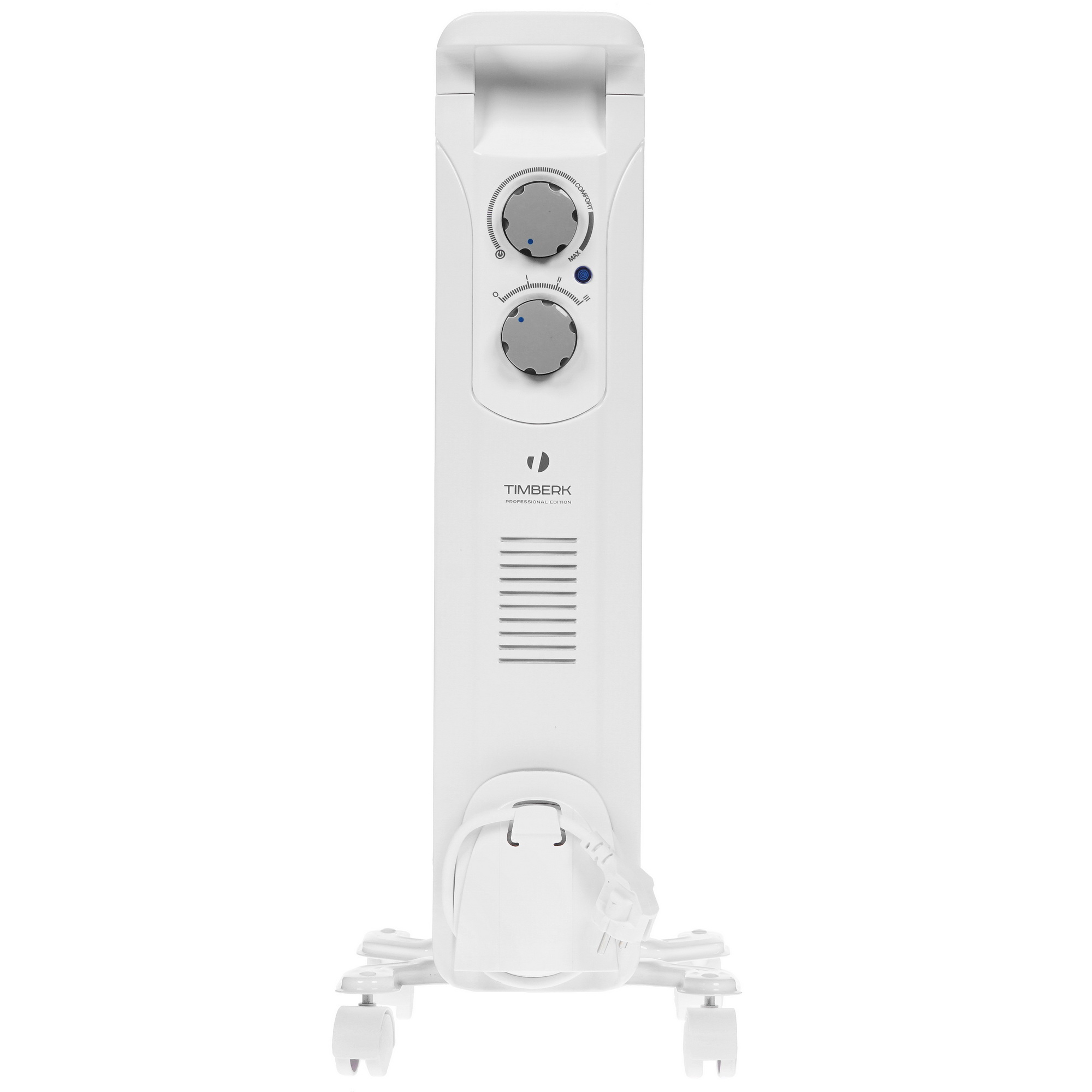 8193583 Масляный обогреватель Timberk TOR 21.1005 BC белый STDN-0073988 - Вид №1