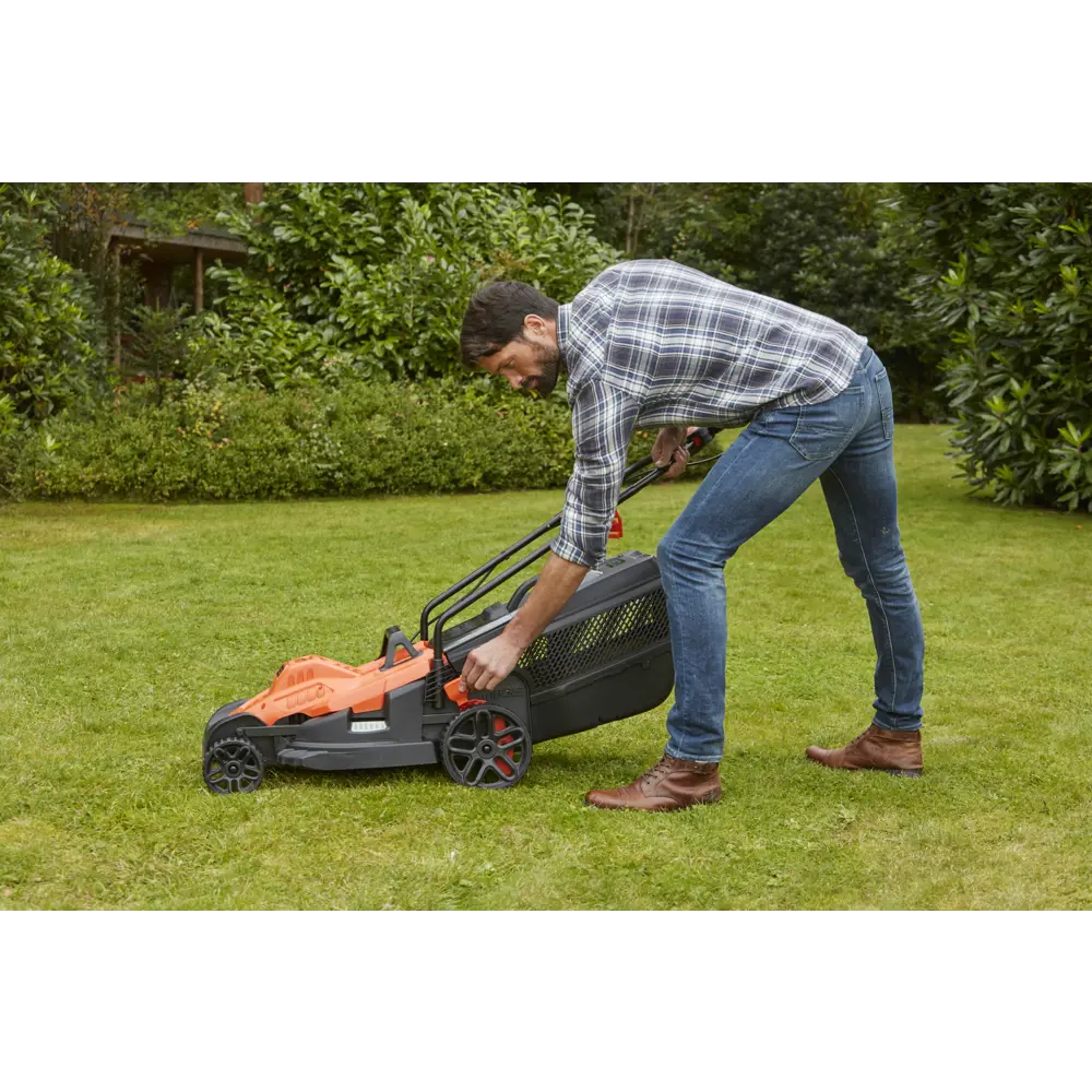 Газонокосилка электрическая Black&Decker BEMW 461BH, 1400 Вт, 34 см BLACK + DECKER STLM-2120902 - Вид №16
