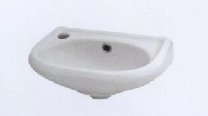 10162 Подвесная раковина настенная круглая SANTEK  белая