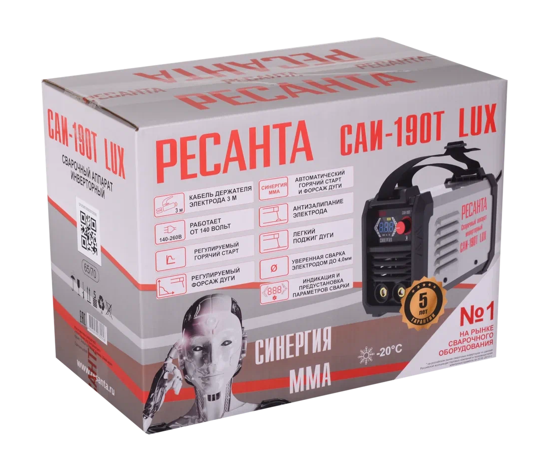 Сварочный аппарат Ресанта САИ 190Т LUX 5631164 STDN-0114224 - Вид №7