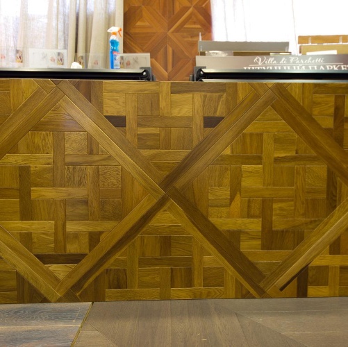 Модульный паркет Marco Ferutti Versailles Versailles Термо Дуб с брашью (Текстурированная) 600х600 мм 2600600019 - Вид №1