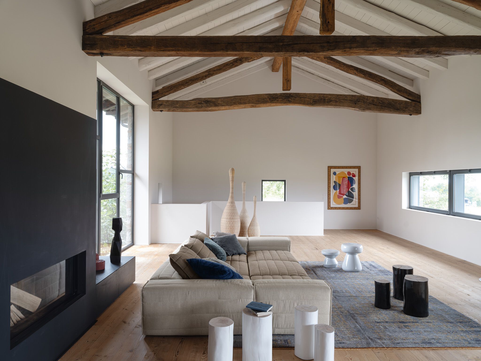 3-местный тканевый диван с полуостровом Gervasoni Samet Low ARCH-00132283 - Вид №3