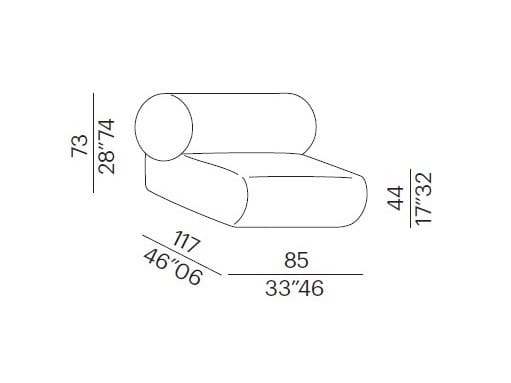 Шофез из ткани Meridiani Оскар ARCH-00126317 - Вид №5