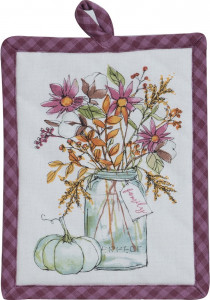 10627983 KAY DEE DESIGNS Прихватка Kay Dee Designs "Натюрморт" 18х23см, хлопок Ткань