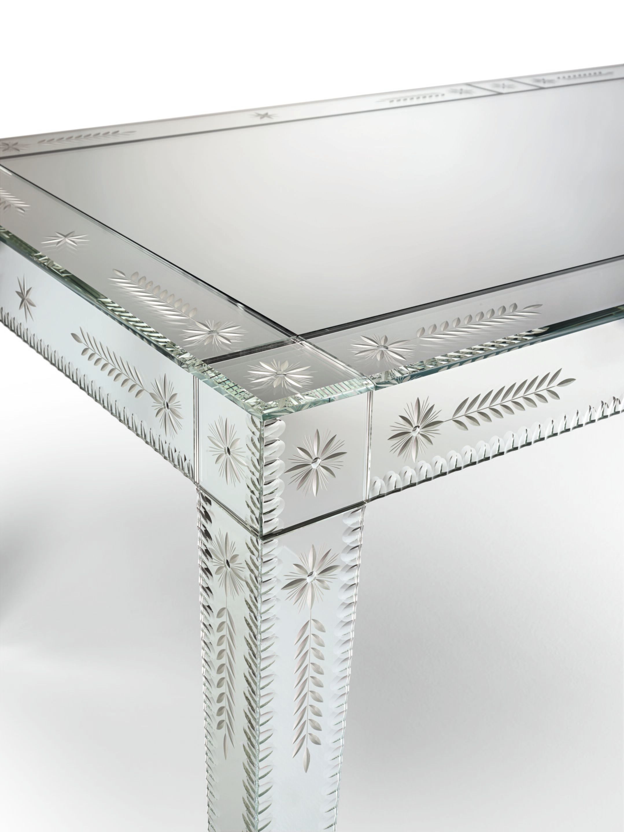 Прямоугольный стол из дерева и стекла ARTE VENEZIANA TIMELESS ARCH-00084341 - Вид №1