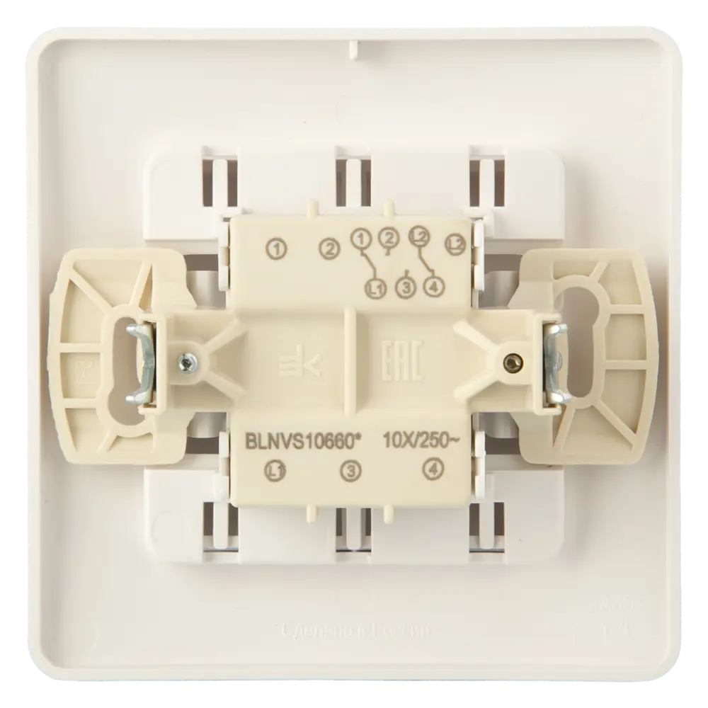 Выключатель проходной встраиваемый Systeme Electric Blanca 2 клавиши цвет белый 84502378 STLM-2187432 - Вид №2