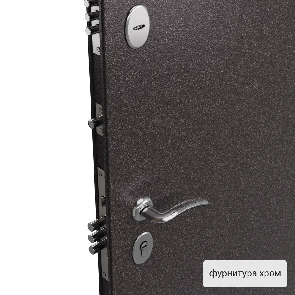 Дверь входная металлическая Страйд Летиция 860 мм правая цвет кремовый TOREX STLM-2141426 - Вид №2