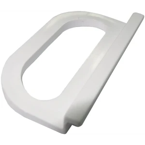 Ручка москитной сетки 51 мм пластик цвет белый, 2 шт.