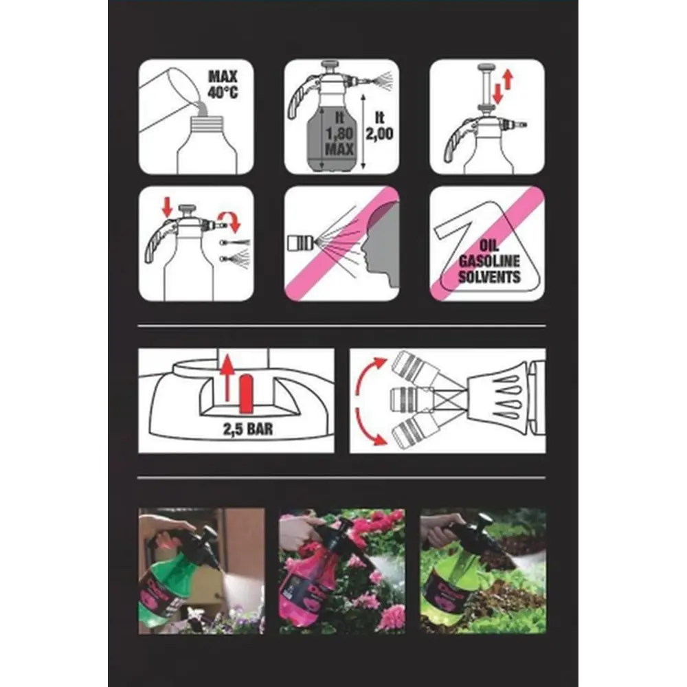 Опрыскиватель 2 л, цвет в ассортименте Santreyd STLM-2144164 - Вид №4