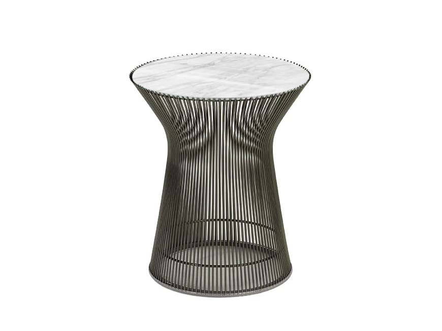 Круглый стол из мрамора и стали Knoll Platner ARCH-00067916 - Вид №2