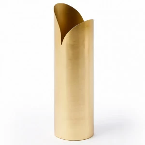 Ваза металлическая цилиндр золотая 33 см Festival от La Forma LA FORMA FESTIVAL 343260 Золото