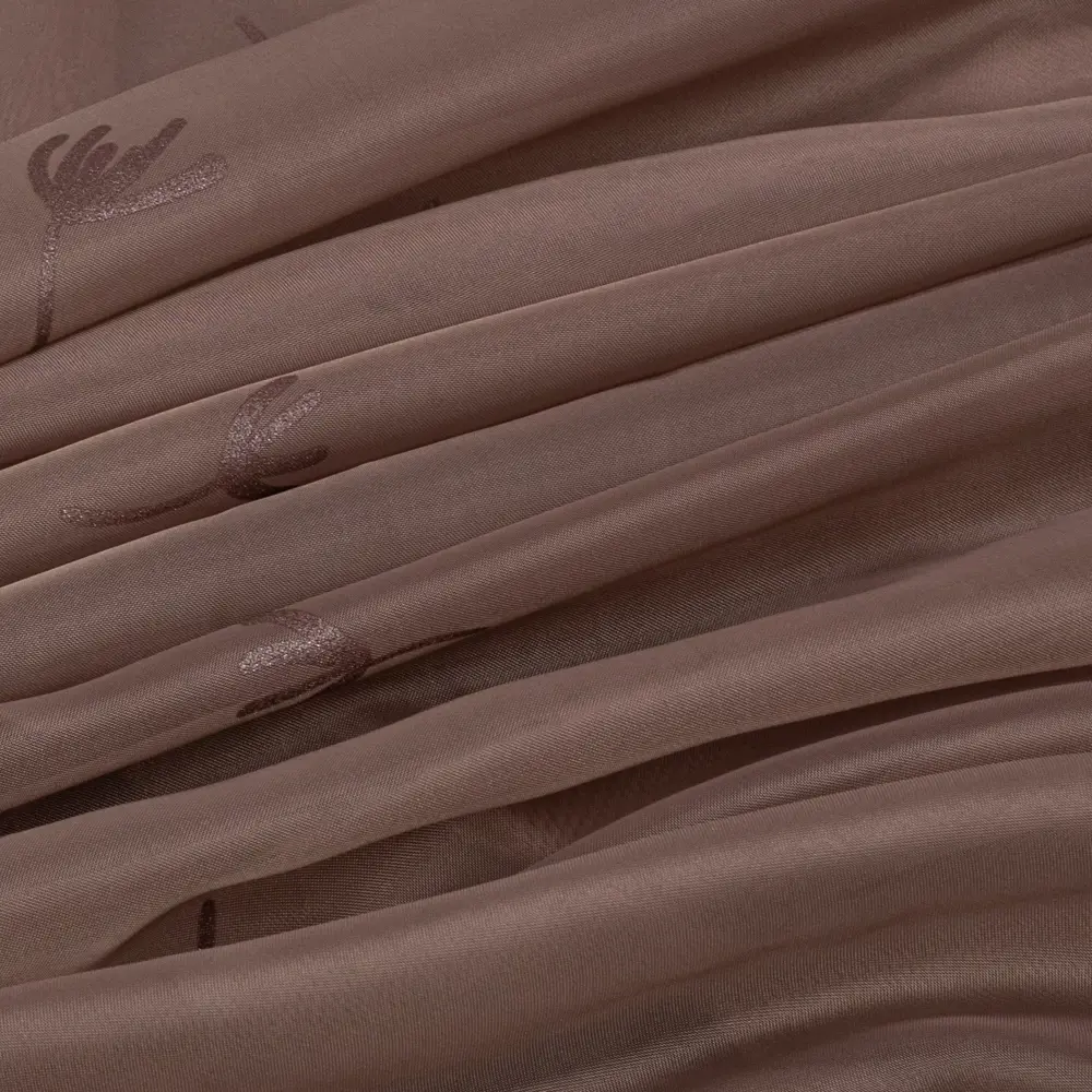 GARDEN Тюль с растительным принтом 300 см бежевый 89390615 STLM-1574398