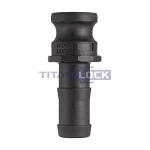 Камлок полипропиленовый тип E, ниппель с хвостовиком 3/4", TL75EPP TITAN LOCK