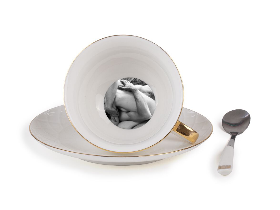 Фарфоровая чайная чашка Seletti Guiltless ARCH-00038779