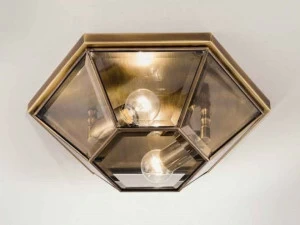 Il Fanale Потолочный светильник из латуни и стекла Rilegato 491.00.80