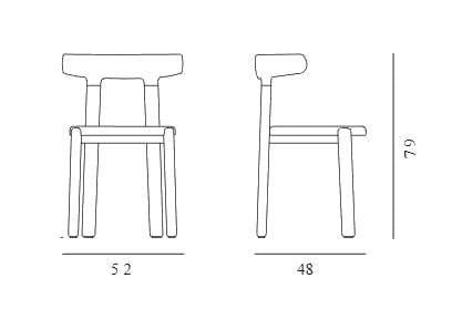 Стул из ясеня Vergés тура ARCH-00090335 - Вид №1