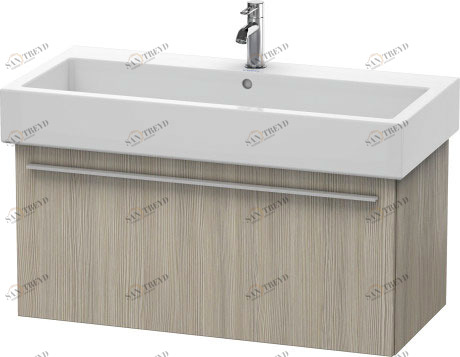 XL604603131 X-Large Тумбочка подвесная Сосна серебристая, декор Duravit