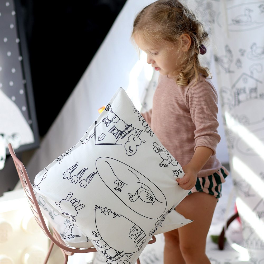 Подушка под раскраску Painter VAMVIGVAM PAINTER 281826 Белый Santreyd - Вид №9