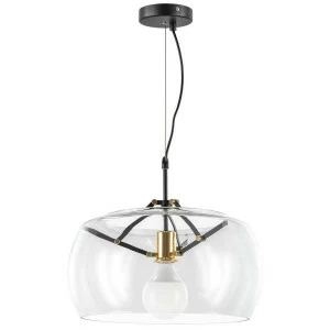 Подвесной светильник прозрачный Acquario 752010 LIGHTSTAR ДИЗАЙНЕРСКИЕ, ACQUARIO 00-3889905 Прозрачный;черный