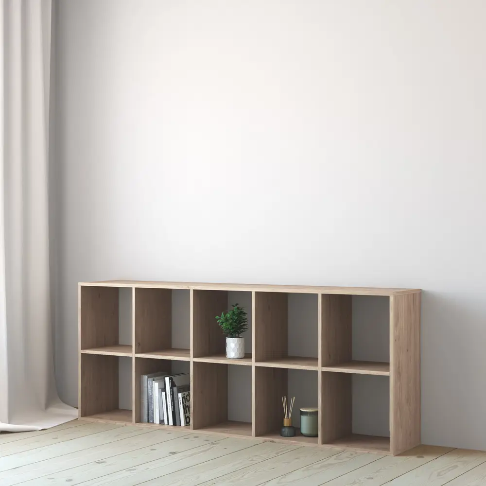 Стеллаж SPACEO KUB 10К, 70х173х31,7 см, цвет дуб STLM-2006108 - Вид №6