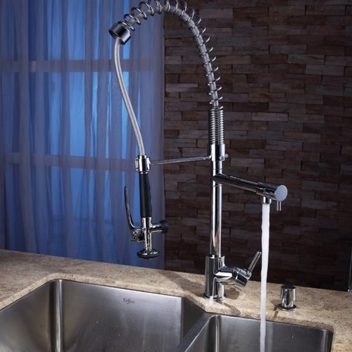 KHU123-32-KPF1602CH-KSD30CH Накладная раковина на столешницу  прямоугольная Krausru  - Вид №2