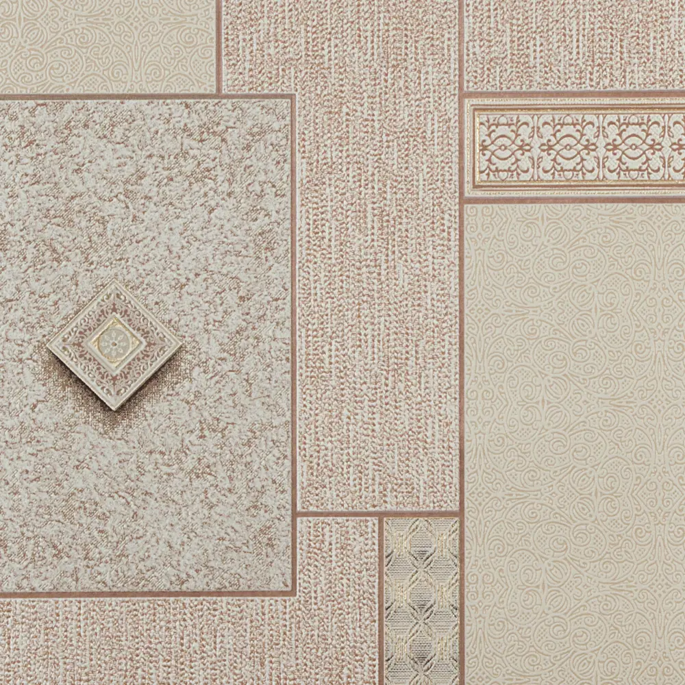 Обои виниловые Плитка бежевые 0.53 м 0209-1 Santreyd STLM-2192088 - Вид №1