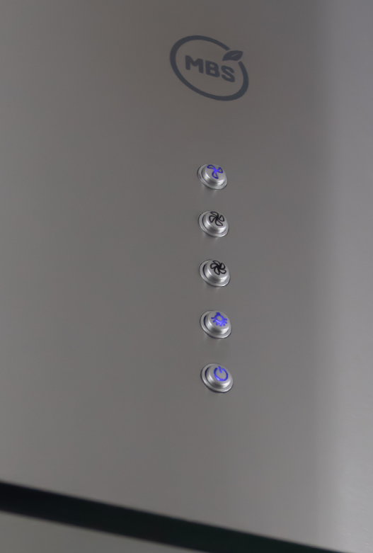 8130131 Вытяжка каминная MBS LILIA 160 GLASS серебристый/прозрачный STDN-0112796 - Вид №2