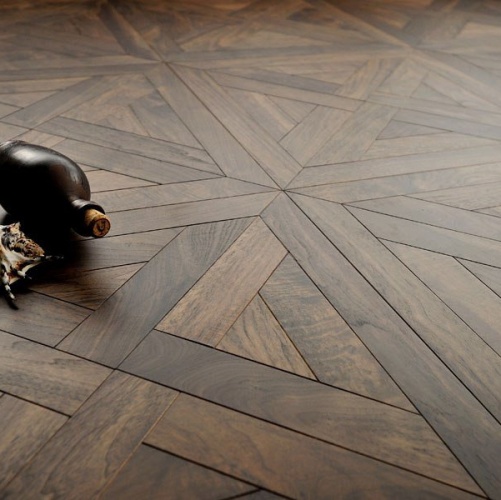 Модульный паркет Coswick Трианон Американский Классический Орех Европейский (Грецкий) Натур (Гладкая) 635х635 мм 13153761 - Вид №1