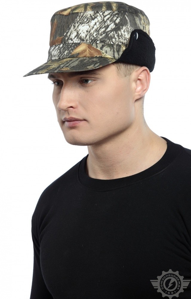 64537 Кепи "Егерь" зимняя камуфляж "Дубок"  Камуфляжная форма  размер 58 Спецодежда  - Вид №4