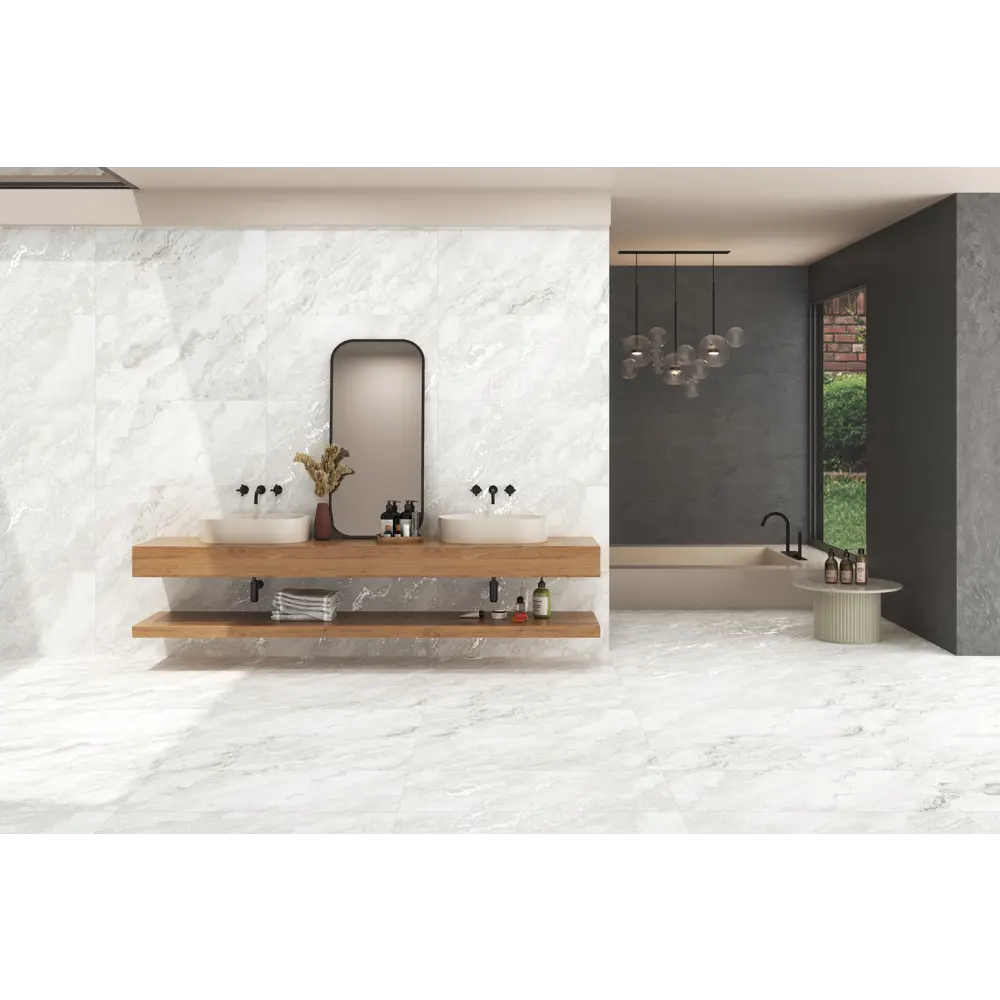 Глазурованный керамогранит Prado Silver Carving 60x120 см 1.44 м² матовый цвет серый Santreyd STLM-2167115 - Вид №3