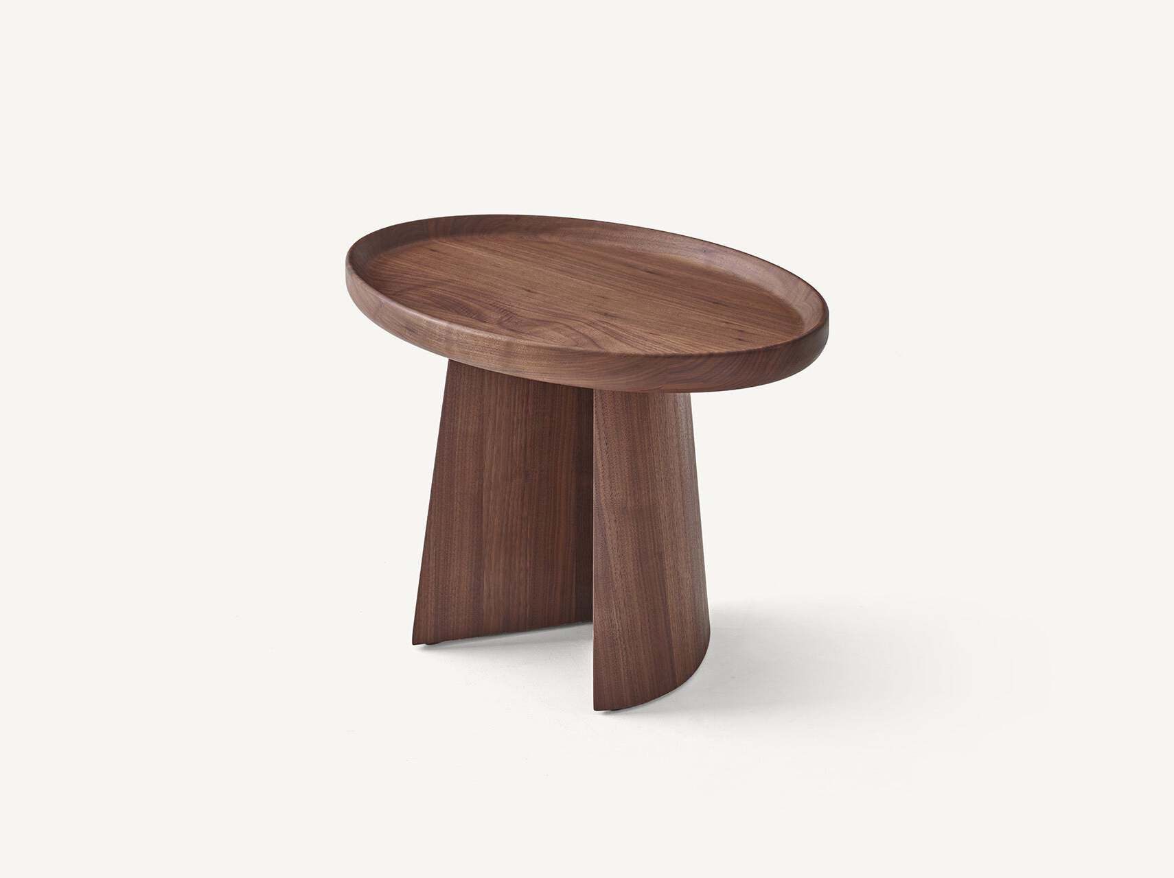 Овальный журнальный столик из массива дерева BassamFellows Bi-Ped ARCH-00089455 - Вид №2