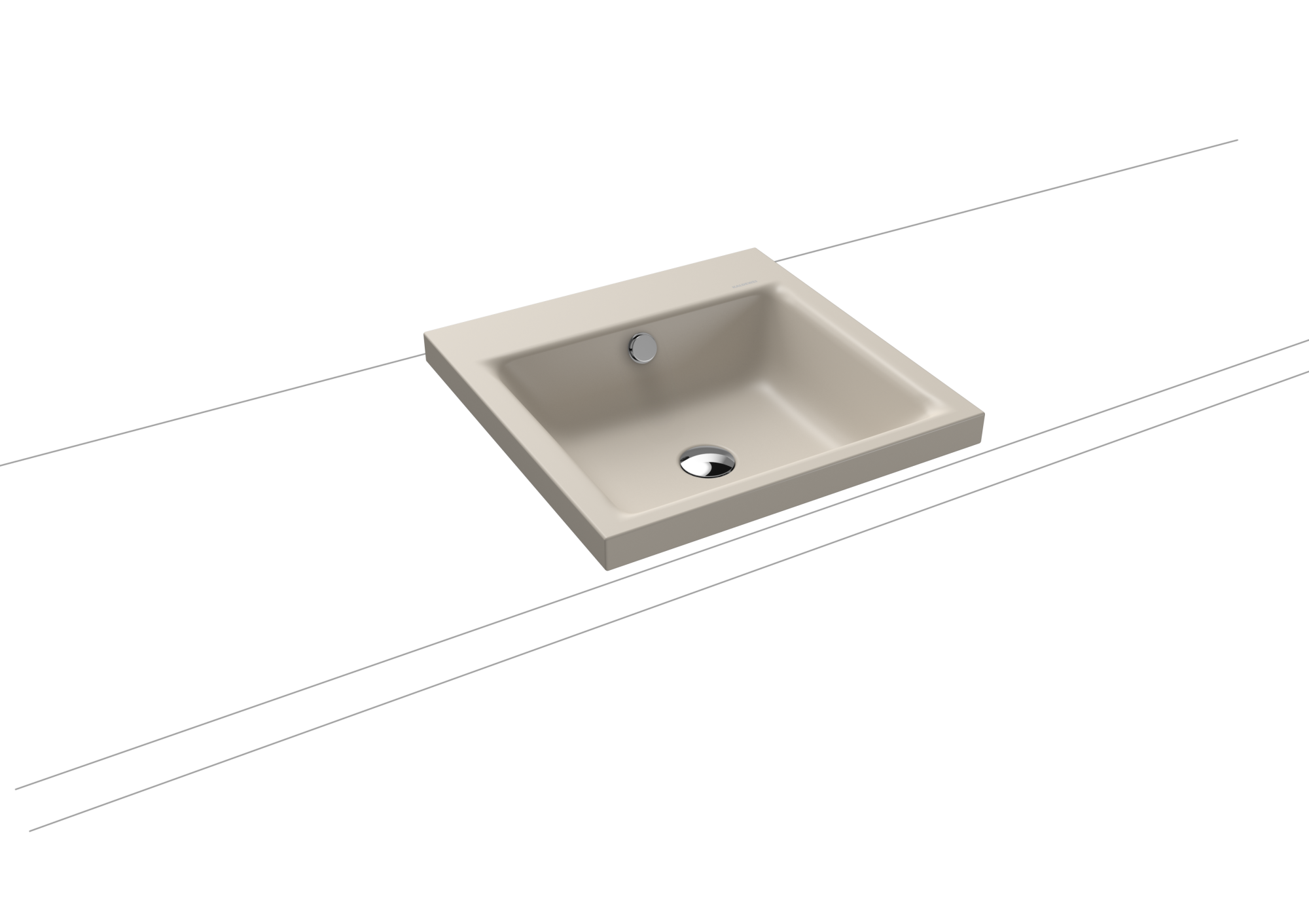 Умывальник KALDEWEI Сталь эмалированная 3153 445 теплый серый 10 31533083445 