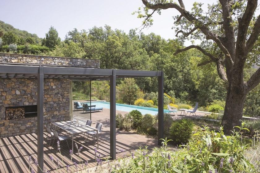 FAST Квадратный садовый стол из керамогранита Allsize 57q09g - Вид №2