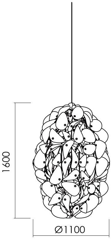 NEXO LUCE Led люстра Oxen bespoke 2510a0 - Вид №3